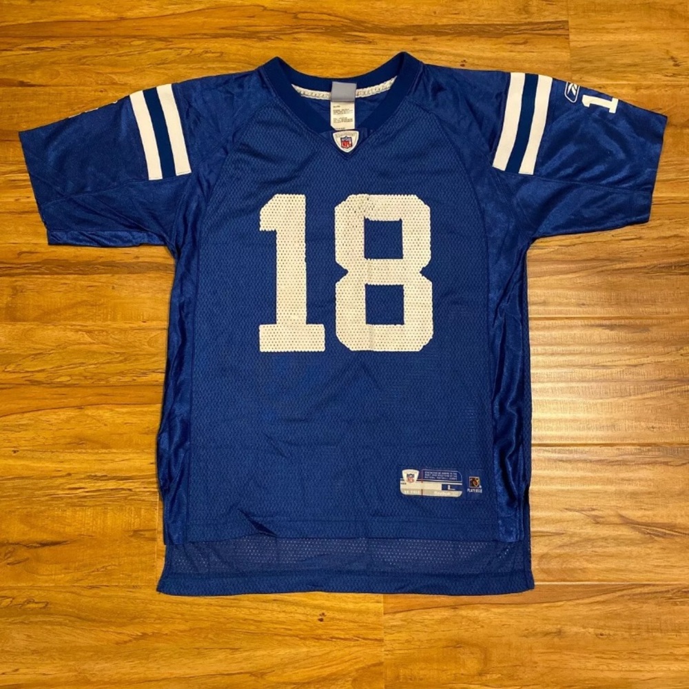 Authentic Peyton Manning Colts Jersey Youth Large